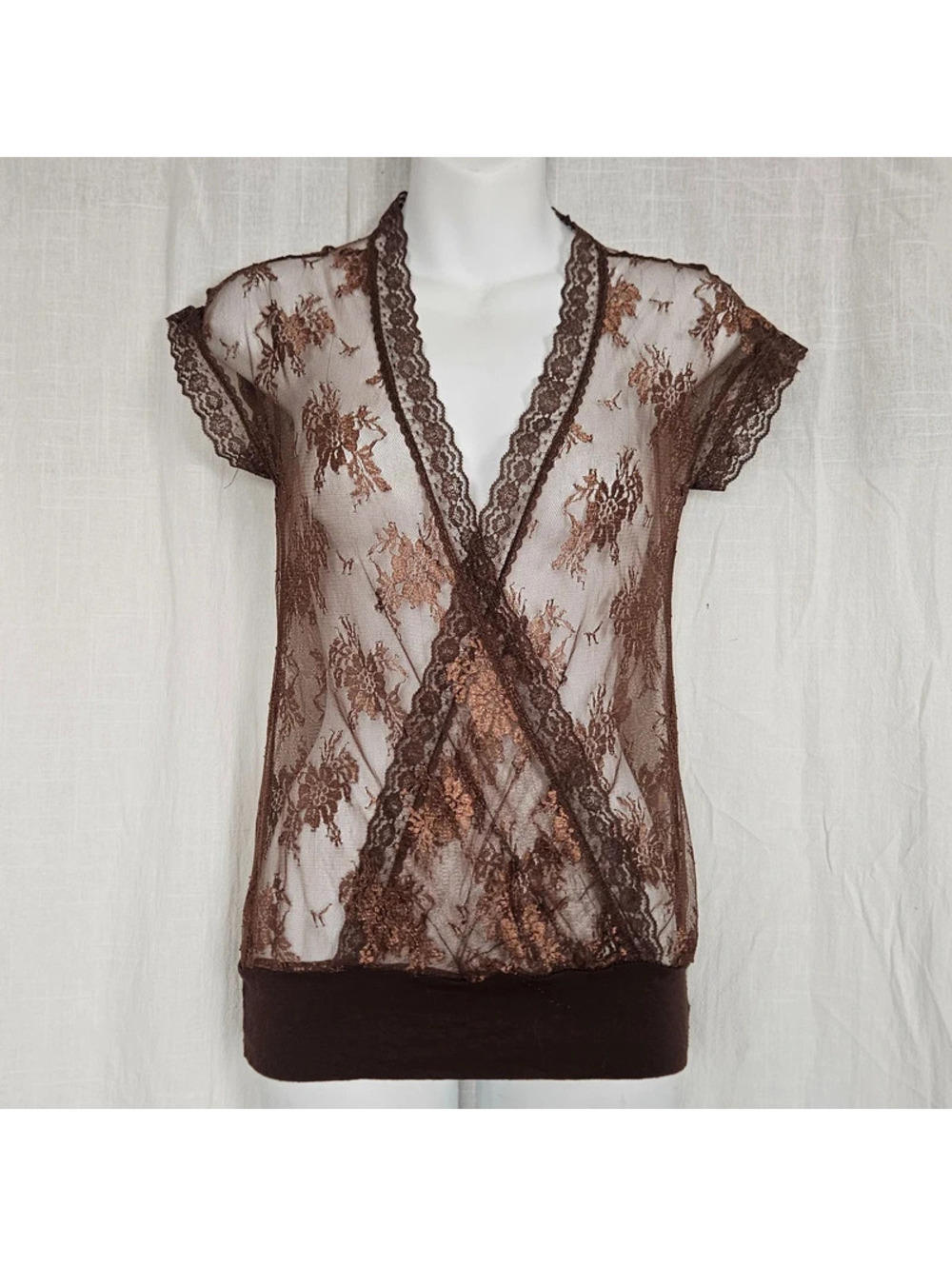 Y2k Vtg Forever 21 Lace layering top